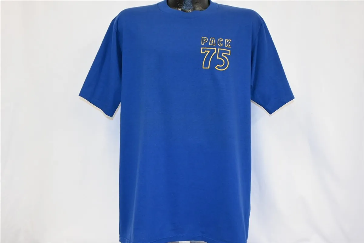 80s Cub Scouts Pack 75 Royal Blue Scouting t-shirt Large