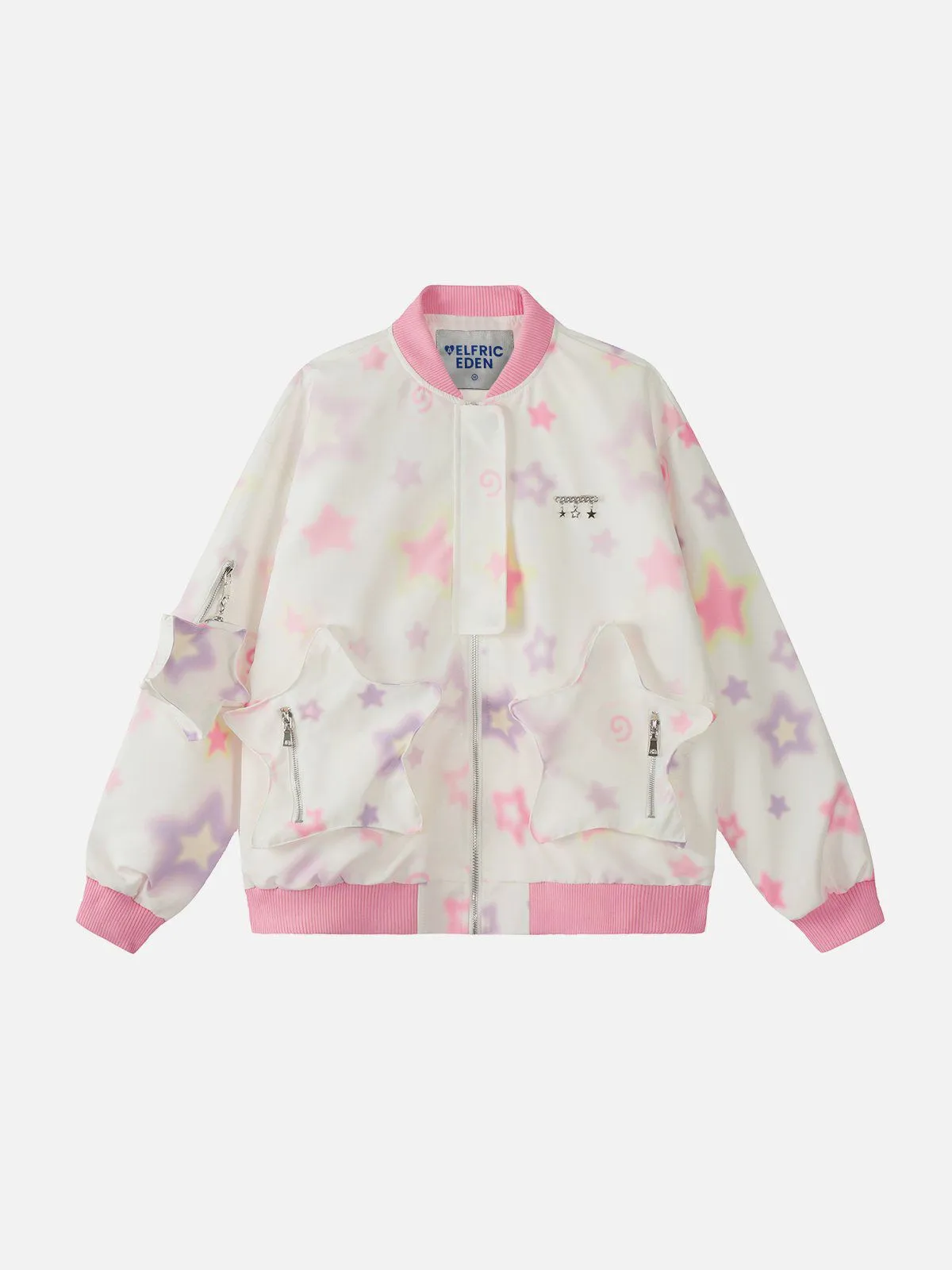 Aelfric Eden Full Print Star Varsity Jacket