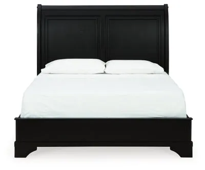 Chylanta Queen Sleigh Bed with Mirrored Dresser, Chest and 2 Nightstands