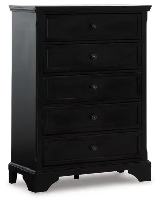 Chylanta Queen Sleigh Bed with Mirrored Dresser, Chest and 2 Nightstands