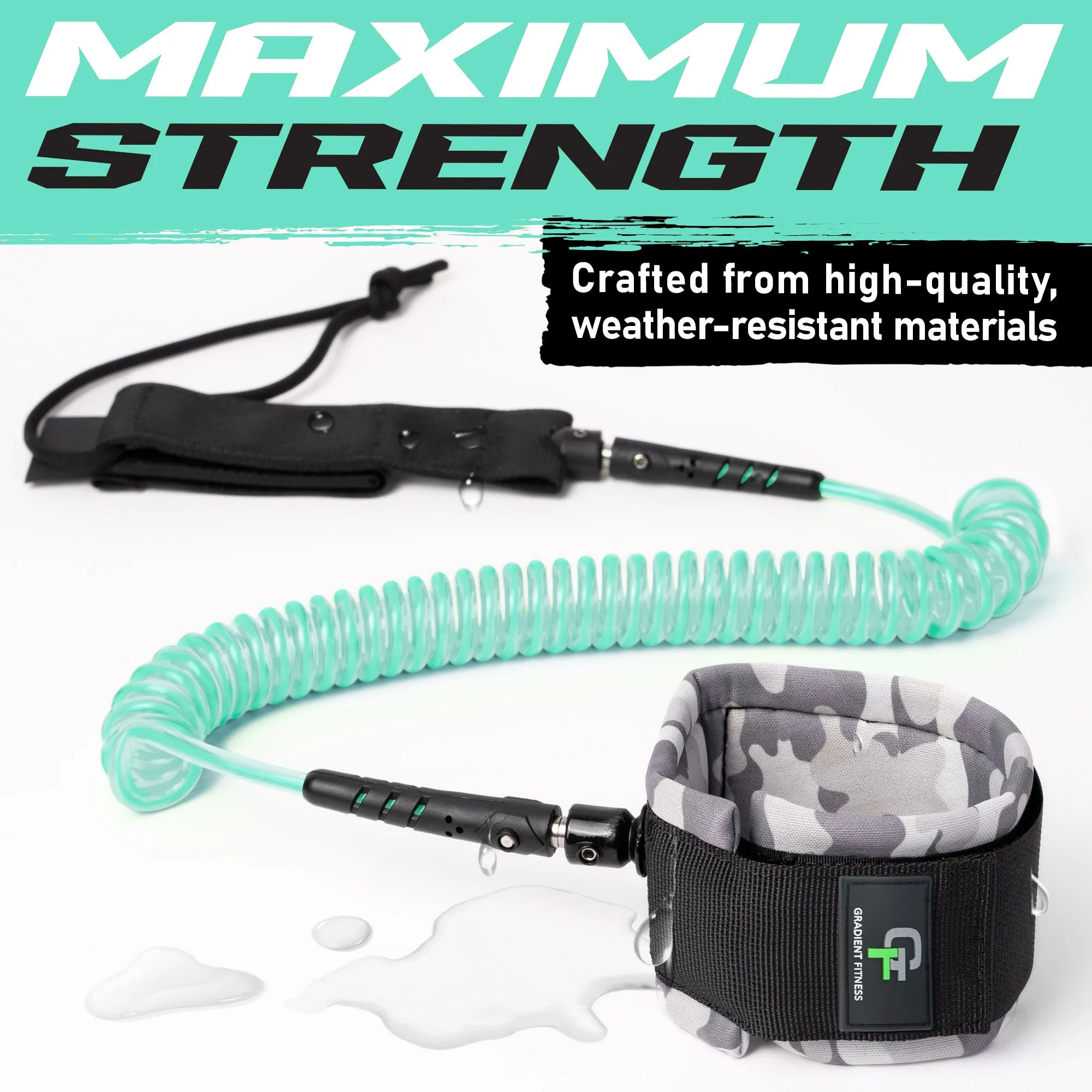 Coiled Ankle Leash
