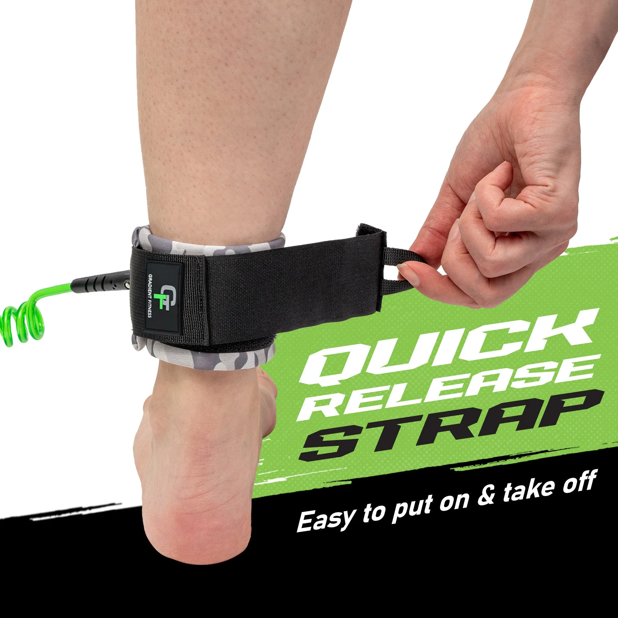 Coiled Ankle Leash