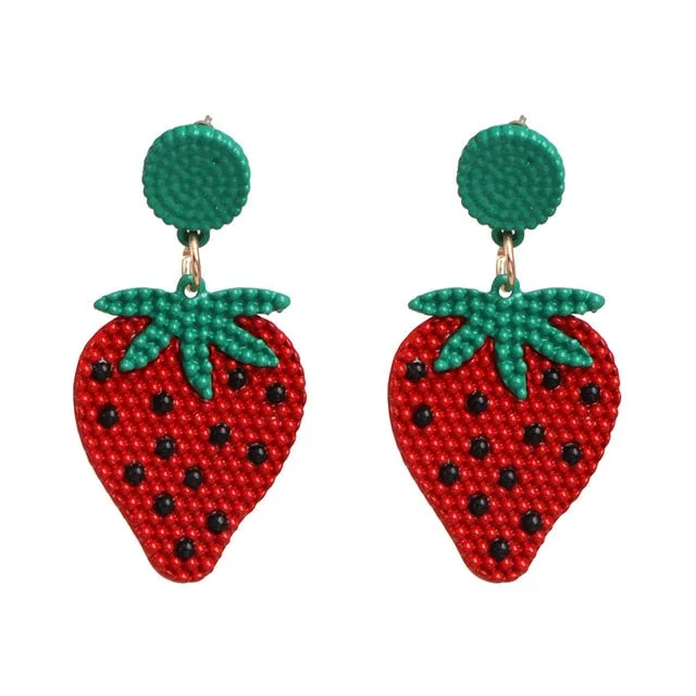 Ethnic Fruit Earrings
