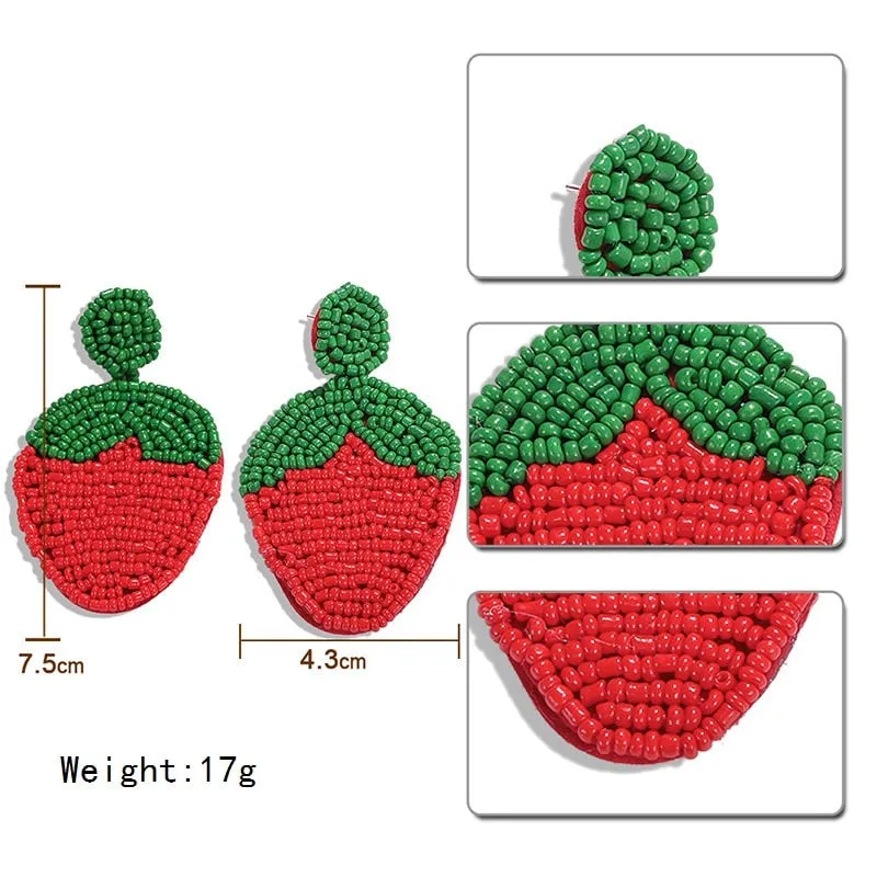 Ethnic Fruit Earrings