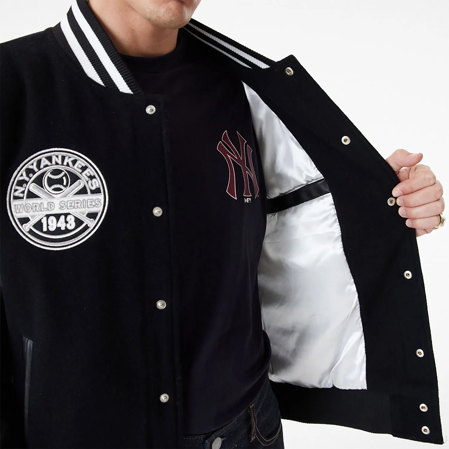 GIUBBOTTO NY YANKEES MLB LARGE LOGO