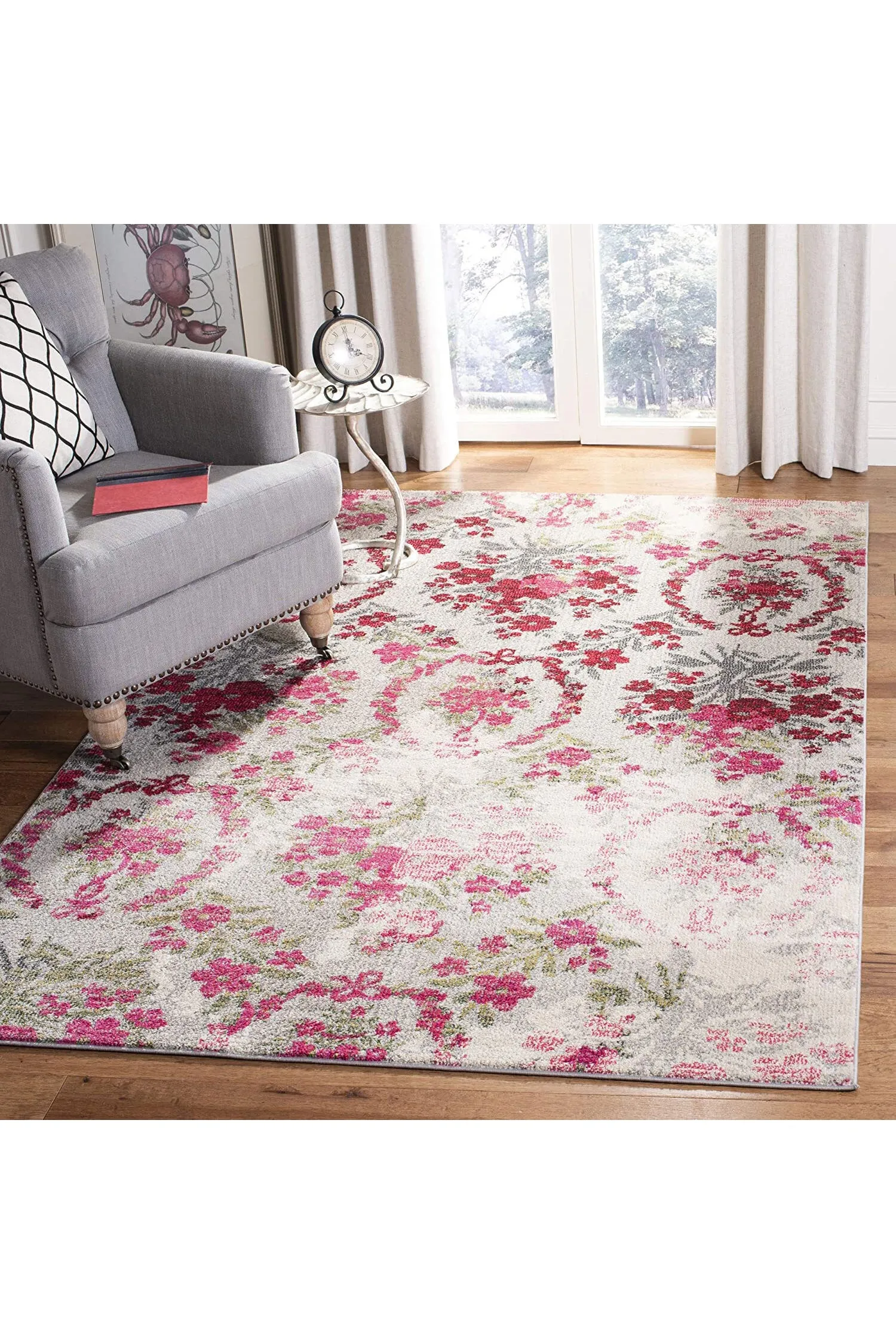 Kaleidoscope Contemporary Rug  - 129 Pink