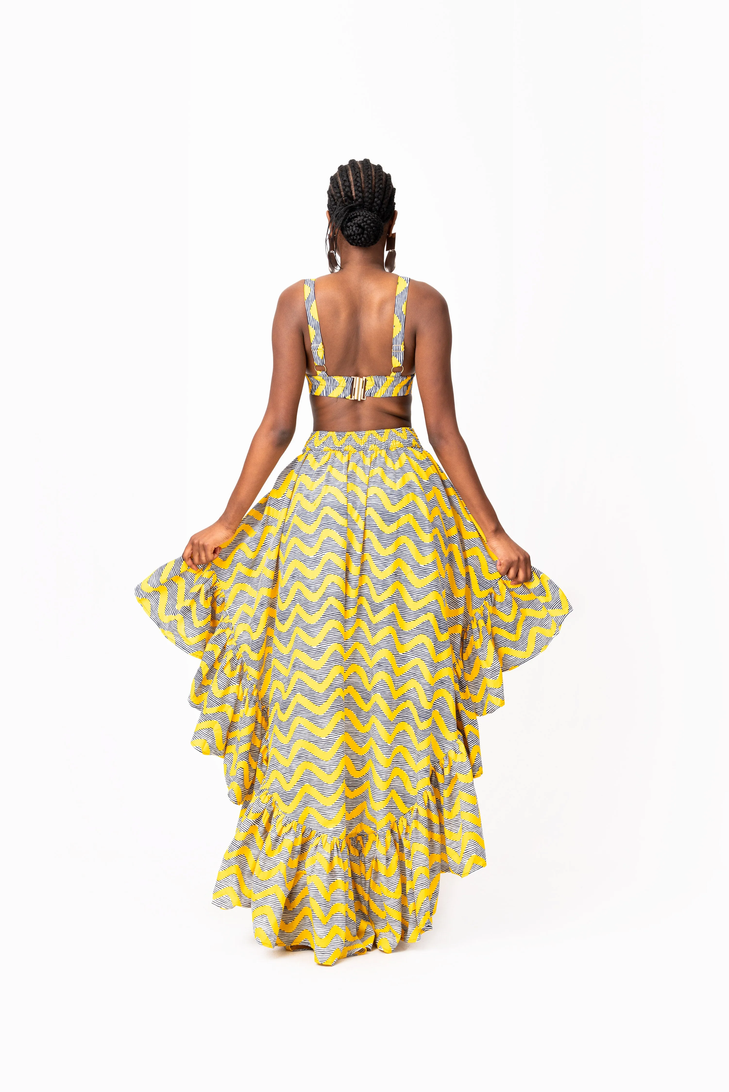 LILY African Print Bra Top
