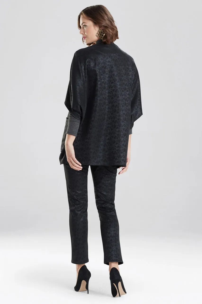Printed Leopard Stretch Kimono