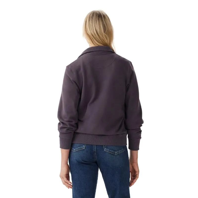 R.M.Williams Trickett Ladies Zip Neck Sweatshirt - Charcoal