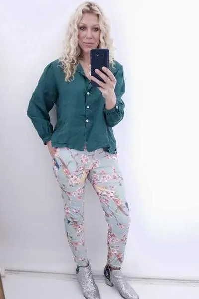 ROYAL PLEAT JACKET EMERALD LUX