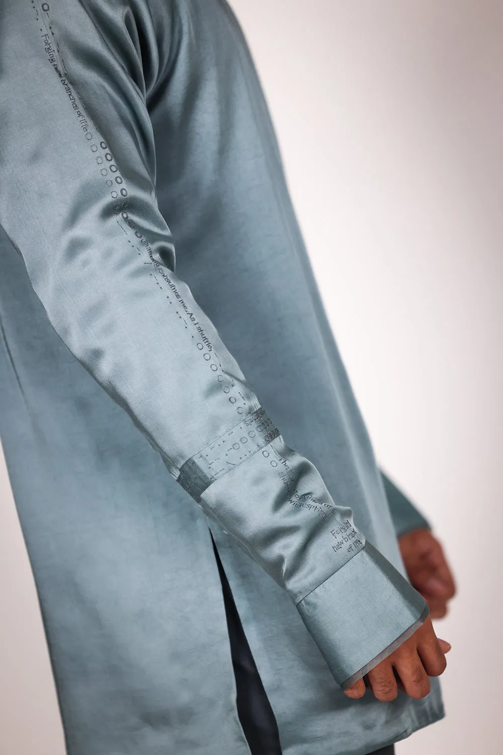 Shirt Kurta & Zip Tailored Pants